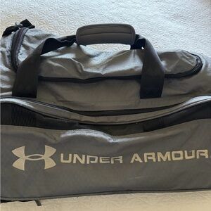 Under Armour Gray Men's Duffel Bag with Logo
